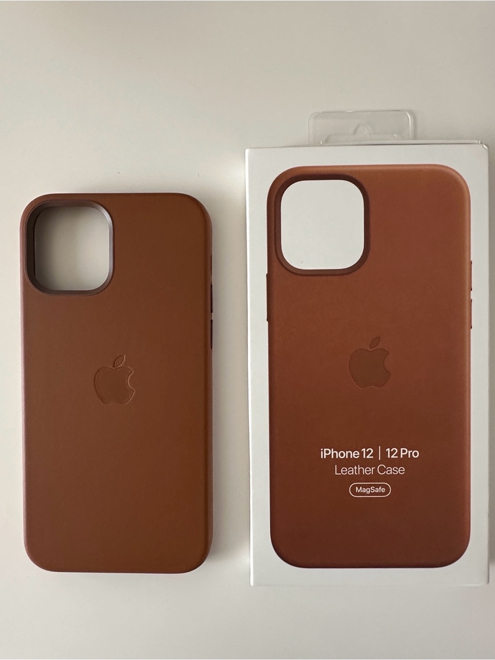 iPhone 12 | 12 Pro MagSafe leather case - Saddle Brown
